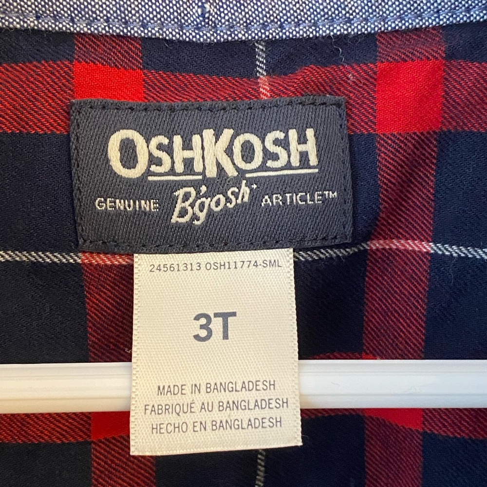 Oshkosh long sleeved shirt. - Picture 5 of 5